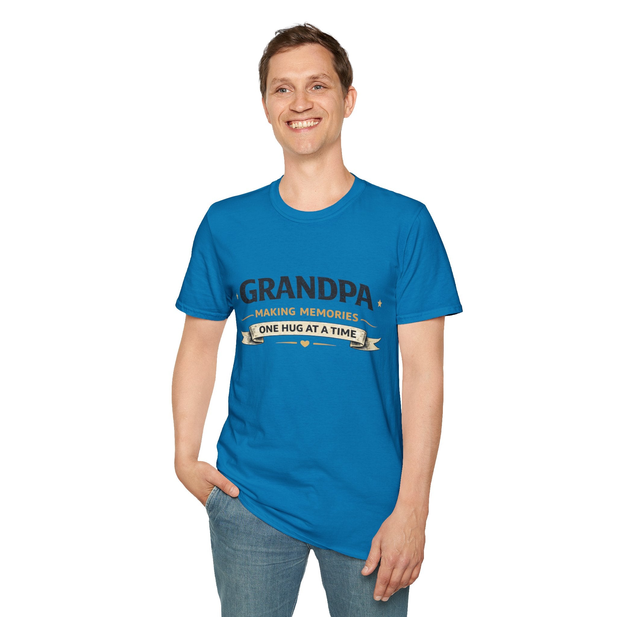 Grandpa Making Memories One Hug At A Time T-Shirt — Father's Day Gift
