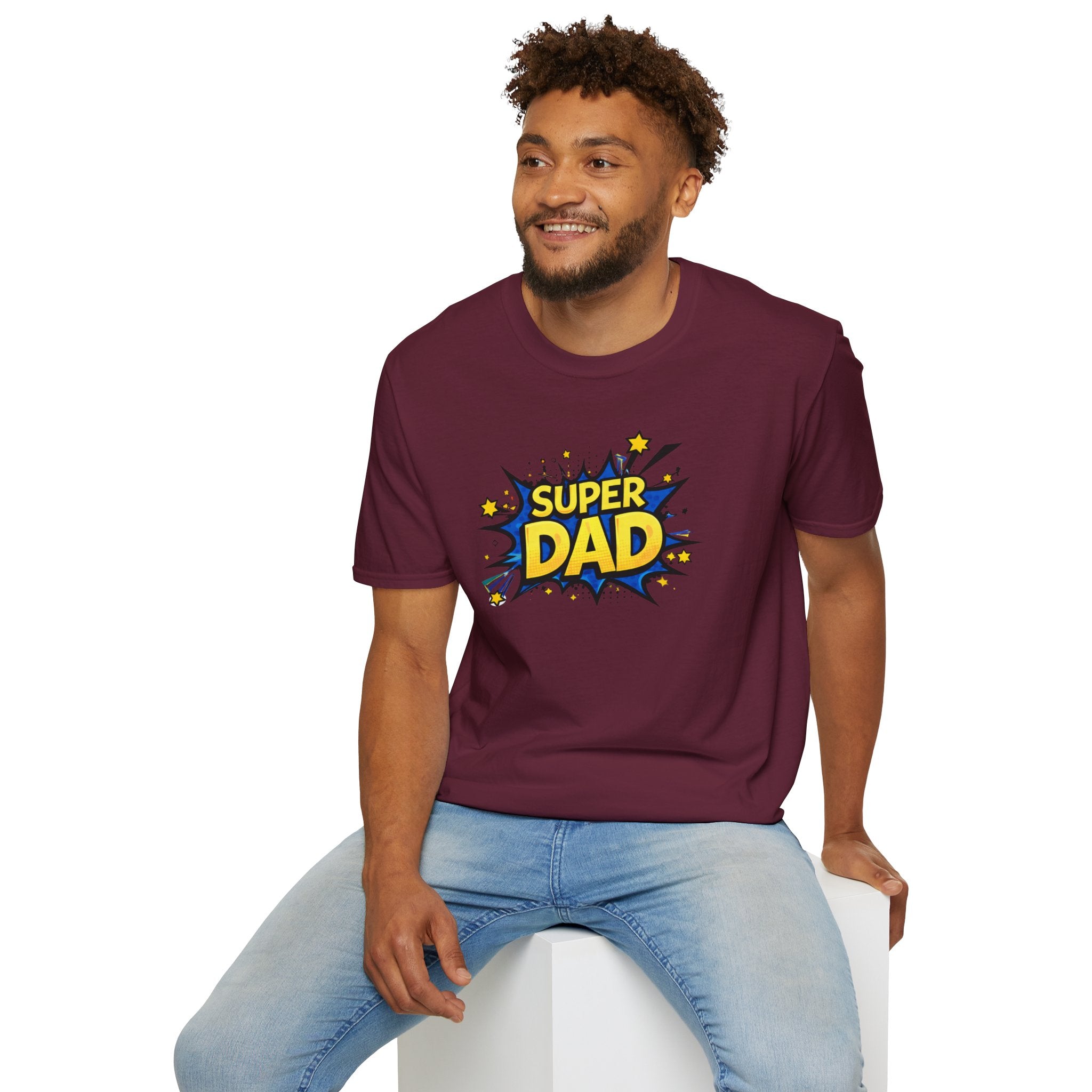 Super Dad Comic Graphic T-Shirt — Father’s Day Gift Tee