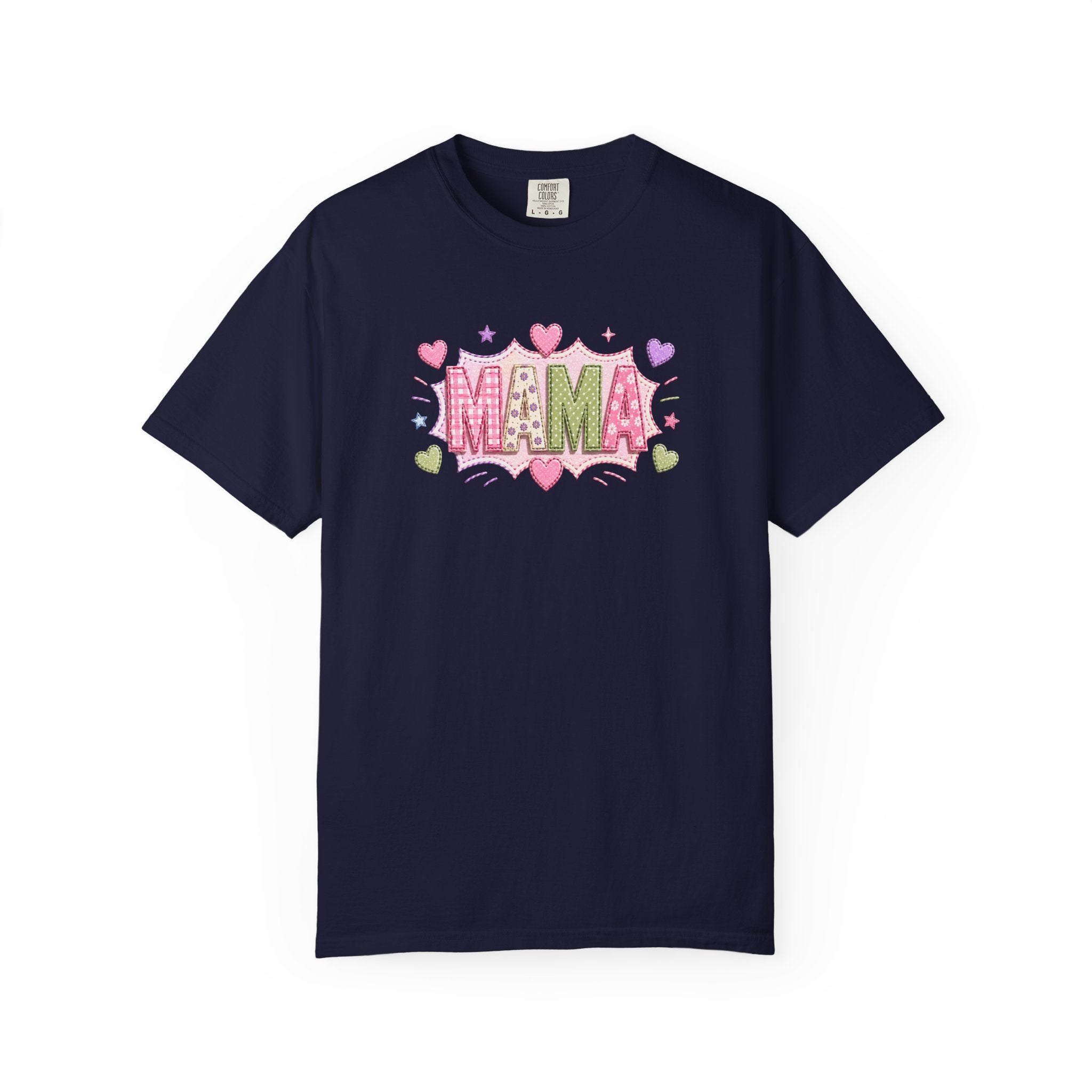 Mama Floral Heart T-Shirt — Cute Pink "MAMA" Mother's Day Tee