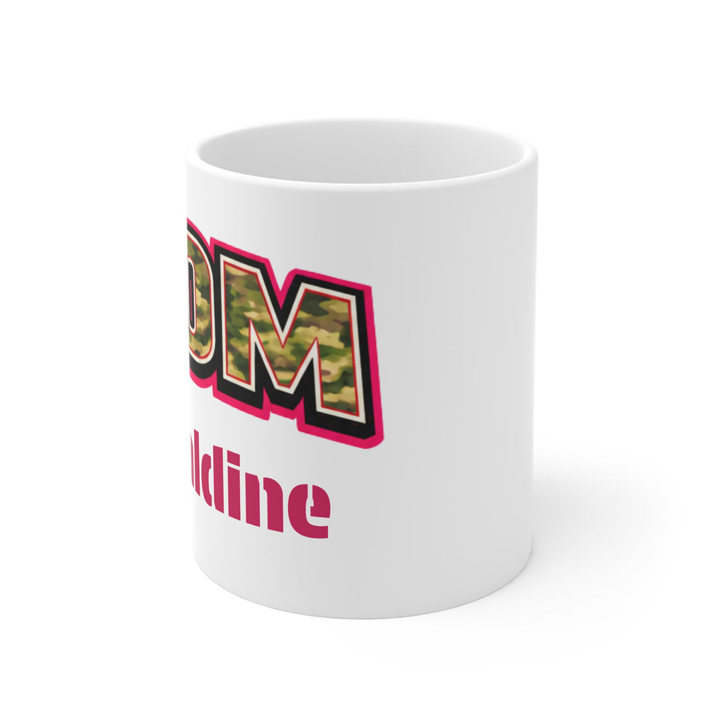 MOM Camo Accent Mug — Bold Military-Style Mother’s Day Gift