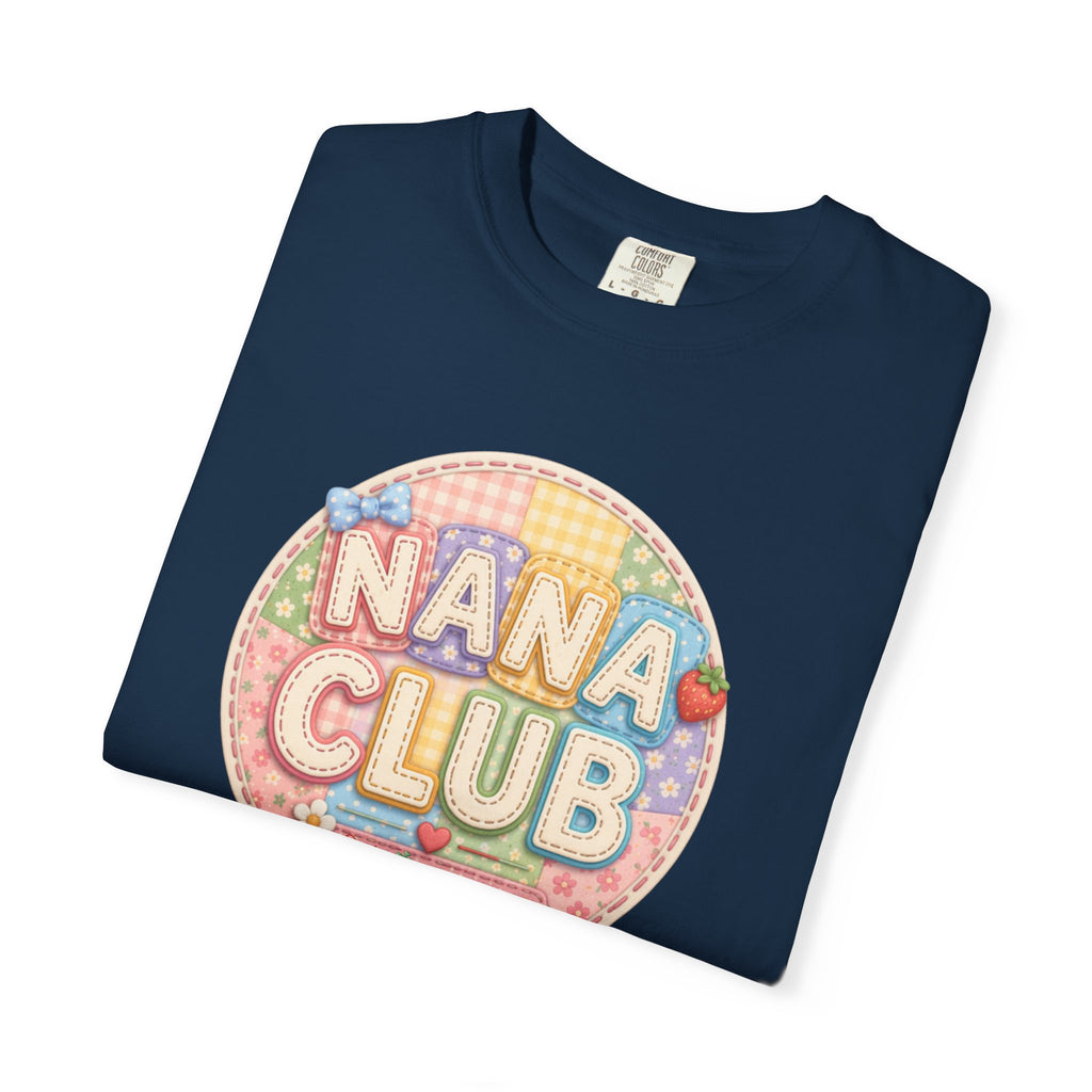 Nana Club T-Shirt — Retro Pastel Grandma Gift Tee