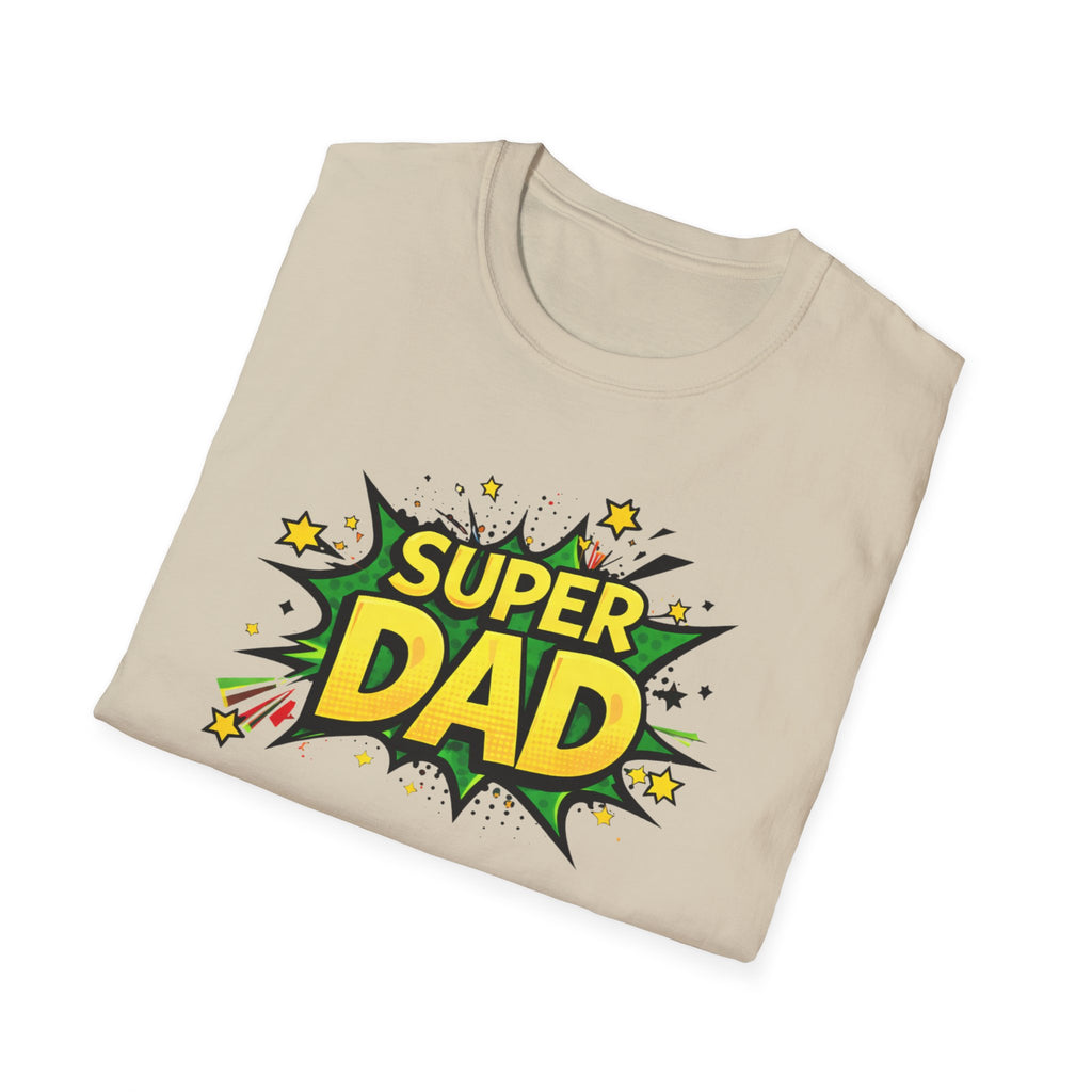 Super Dad Comic-Style T-Shirt — Father's Day Gift Tee