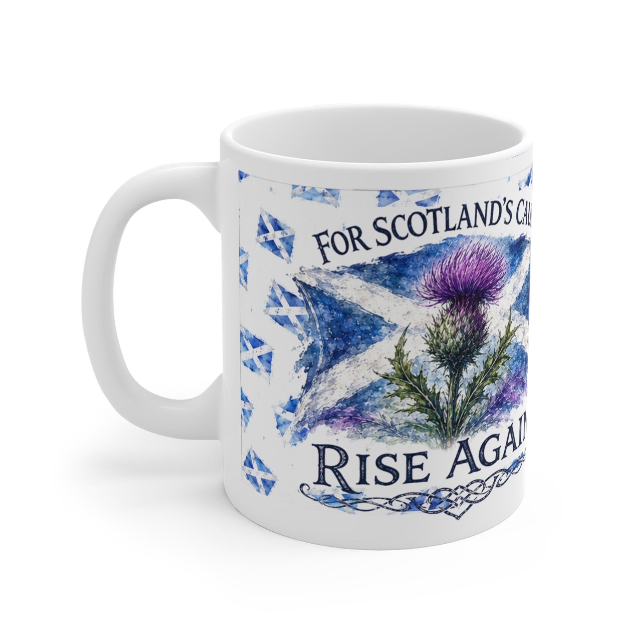 "For Scotland's Cause - Rise Again" Mug