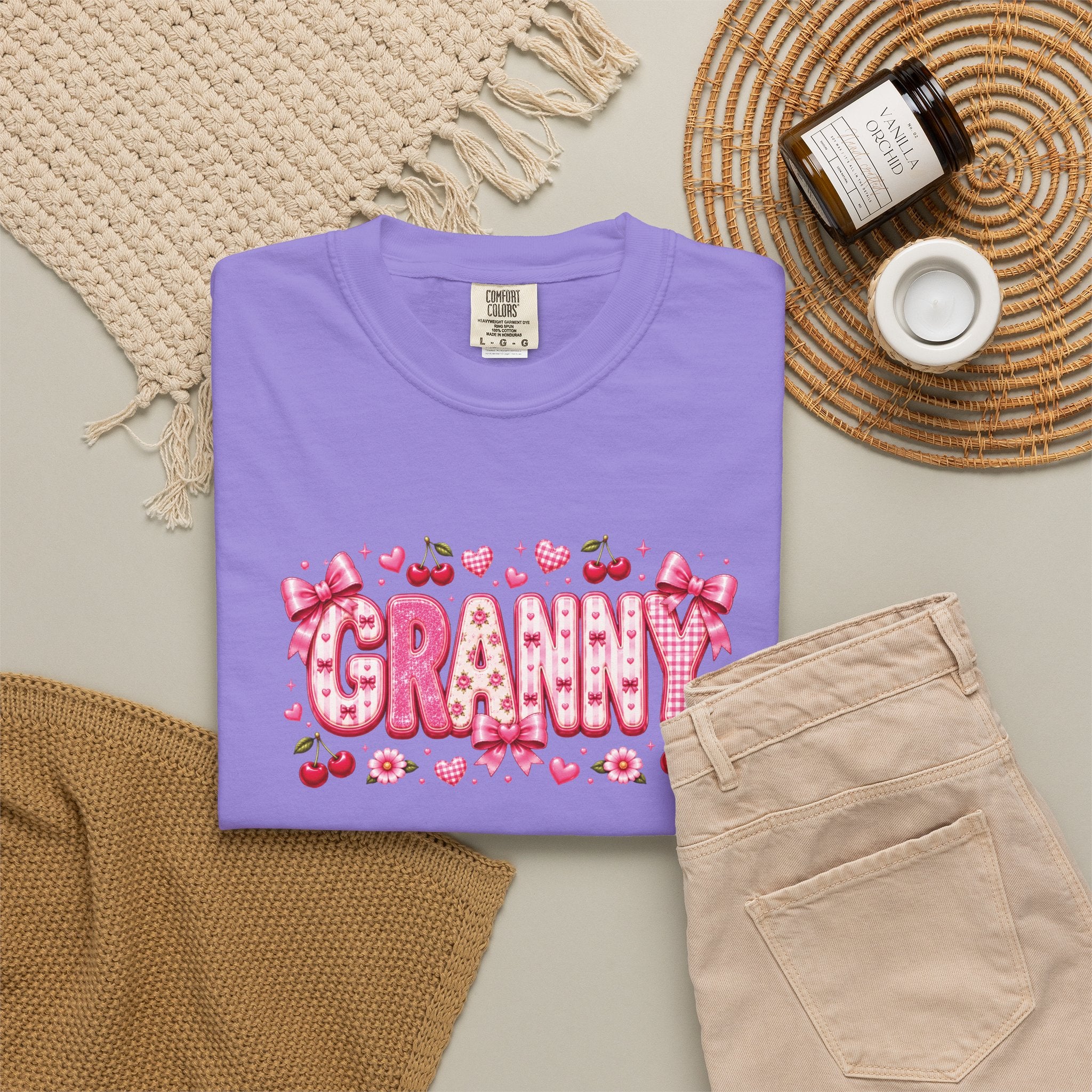 GRANNY Floral Heart T-Shirt