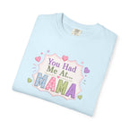You Had Me At Mama T-Shirt — Cute Pastel Mom Graphic Tee for Mother's Day