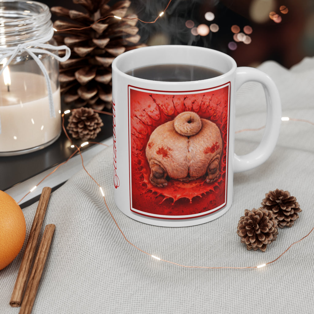 Personalized 'I Puggin' Woof You!' Mug — Custom Name Pug Coffee Cup