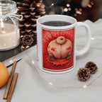Personalized 'I Puggin' Woof You!' Mug — Custom Name Pug Coffee Cup