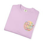 T-Shirt — "Gran Club" Retro Floral Badge Tee