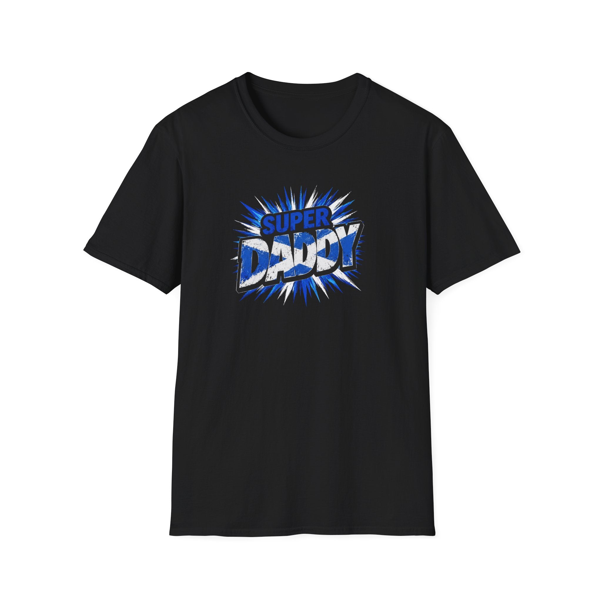 Super DADDY Scotland Flag themed T-Shirt