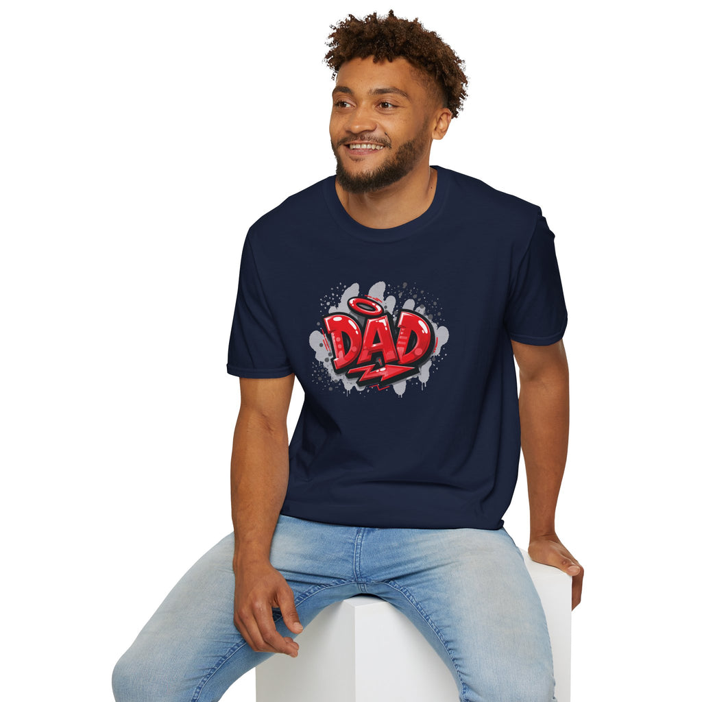 Dad Red Graffiti T-Shirt