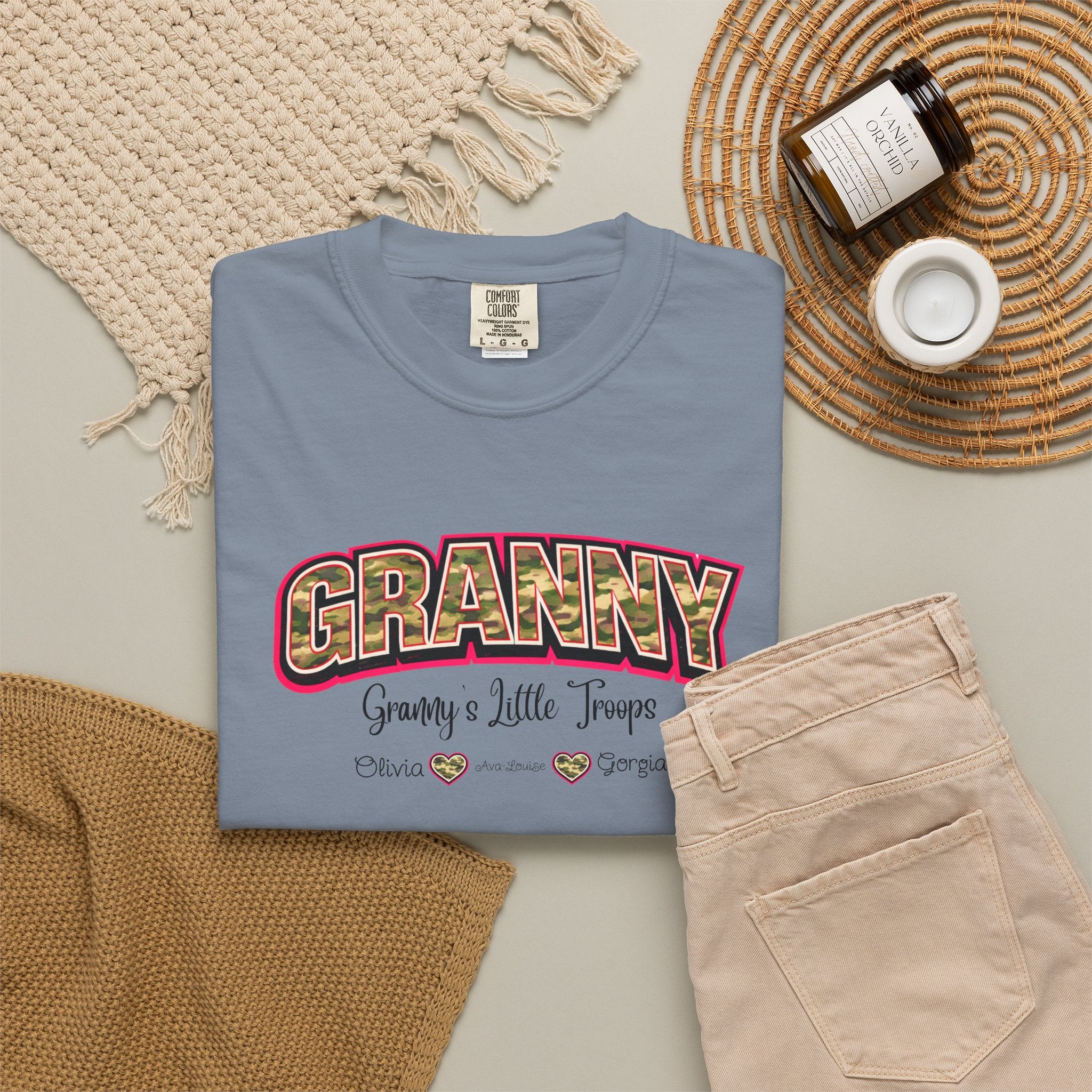 Granny Graphic T-Shirt — 'Granny & Little Trump' Retro Family Tee