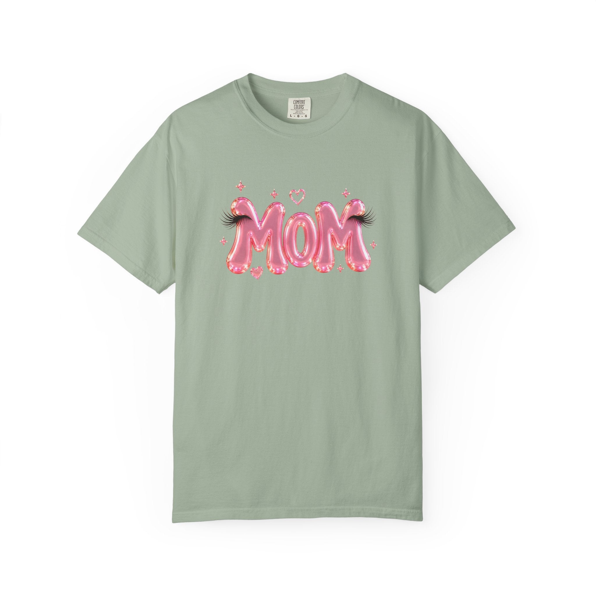 MOM Pink Balloon Eyelashes T-Shirt