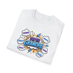Super Grandpa Comic T-Shirt — "Super Grandpa" Funny Gift for Grandfathers