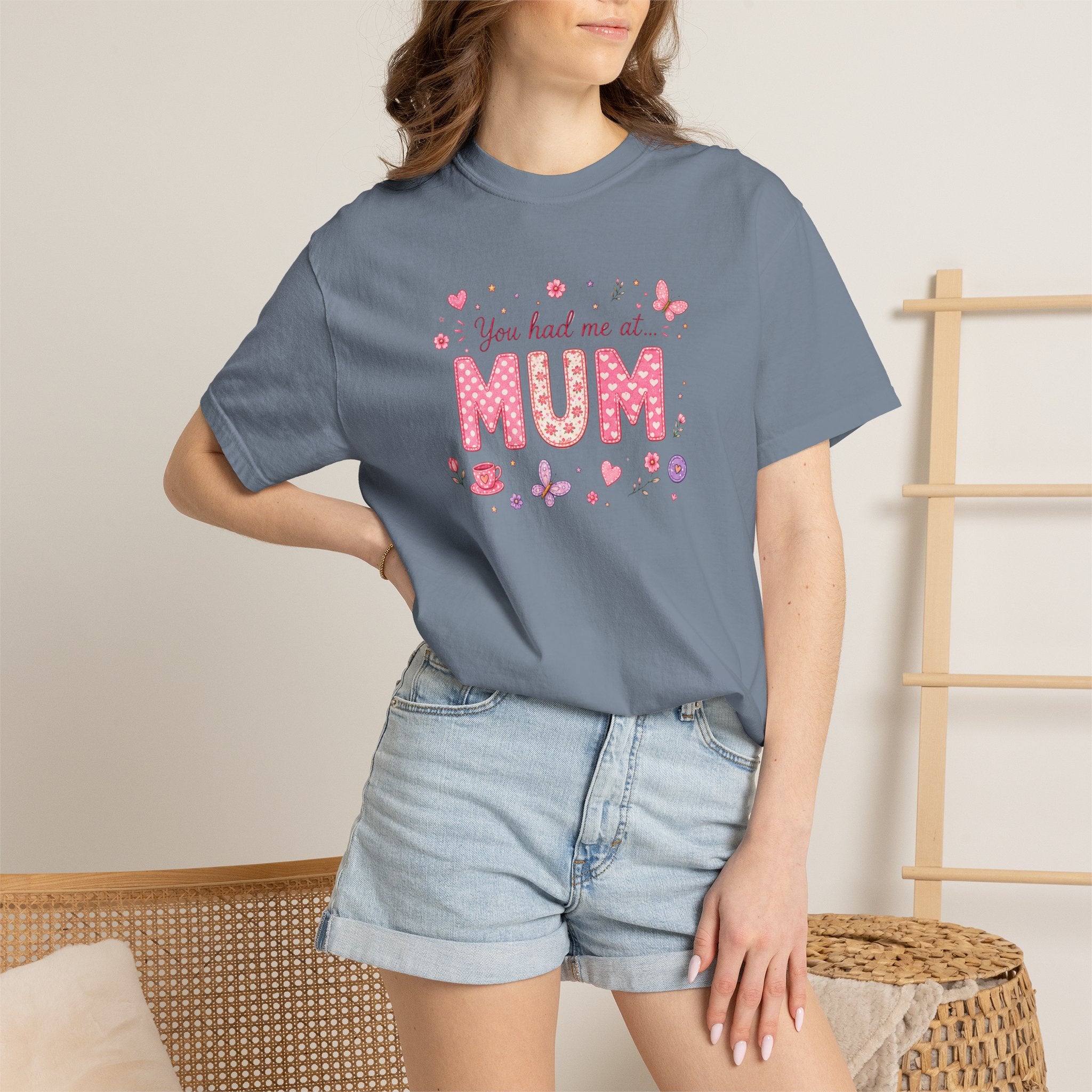 You Had Me at Mum T-Shirt — Cute Pink Mother's Day Tee