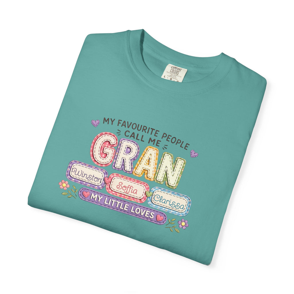 Gran Grandma T-Shirt – "My Favourite People Call Me Gran" Floral Gift Tee