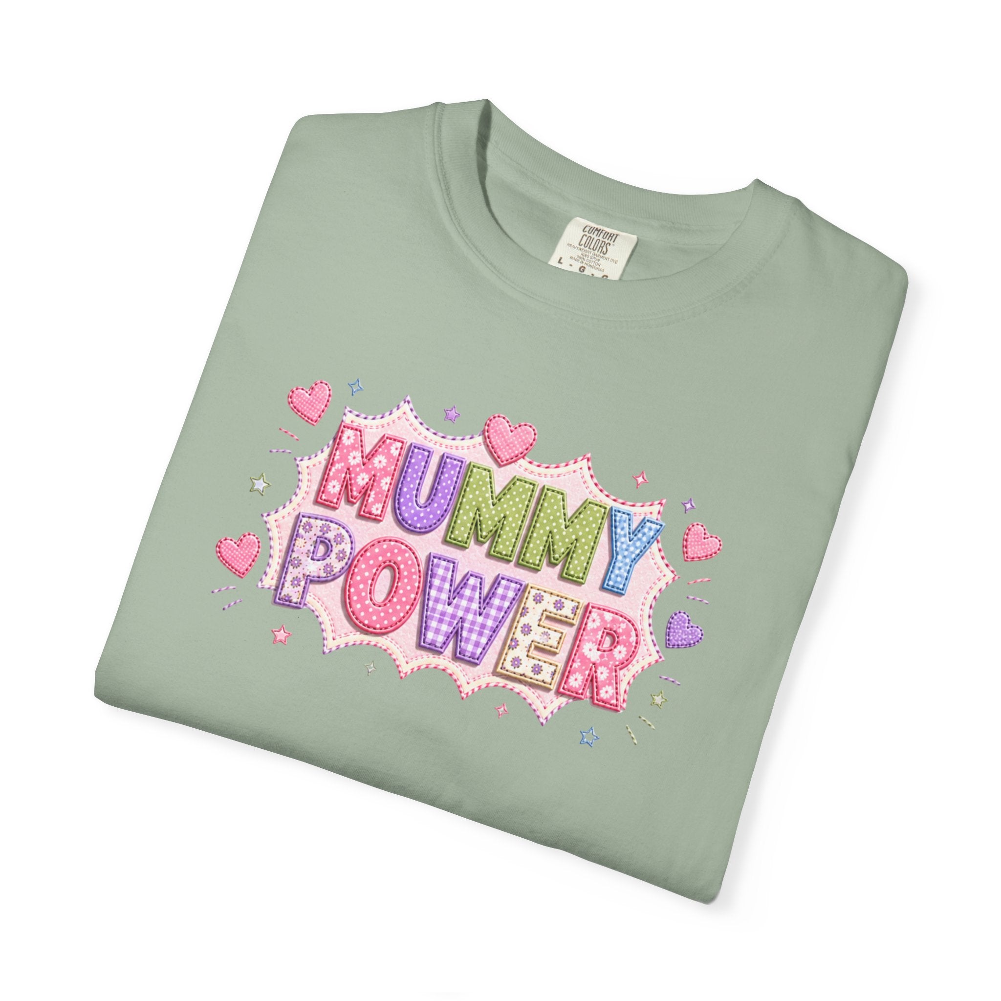 Mummy Power T-Shirt — Cute Pink Heart Mother's Day Tee