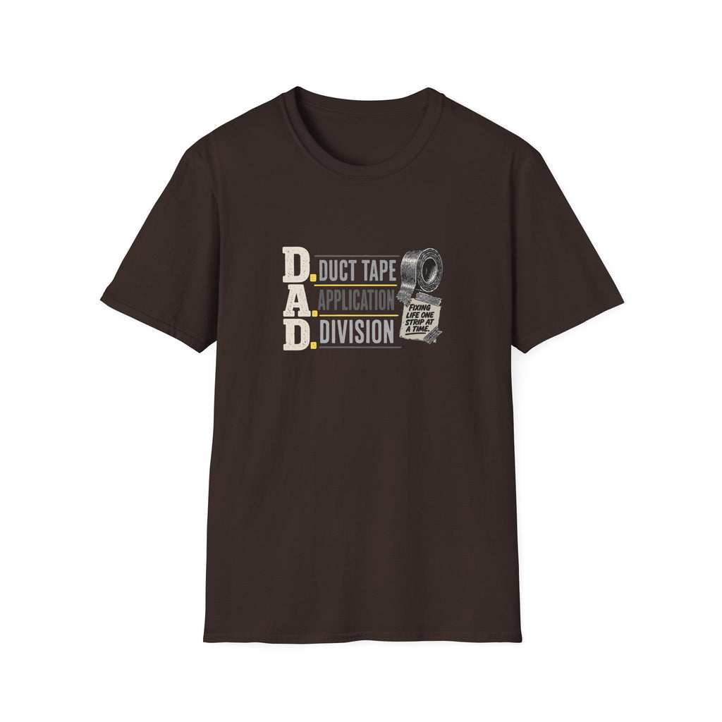D.A.D. Duct Tape Application Division T-Shirt — Funny DIY Repair Tee