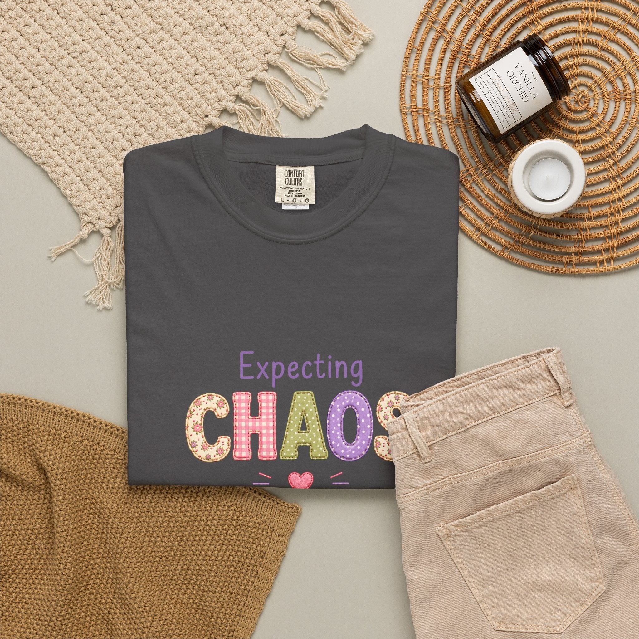 Expecting Chaos Maternity T-Shirt