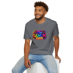 Gamer Dad Colourful Controller Design T-Shirt