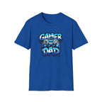 Gamer Dad T-Shirt — Blue Controller T-shirt