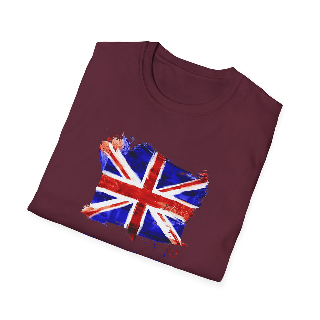 British Flag Watercolor T-Shirt – "Made in the UK" Pride Tee