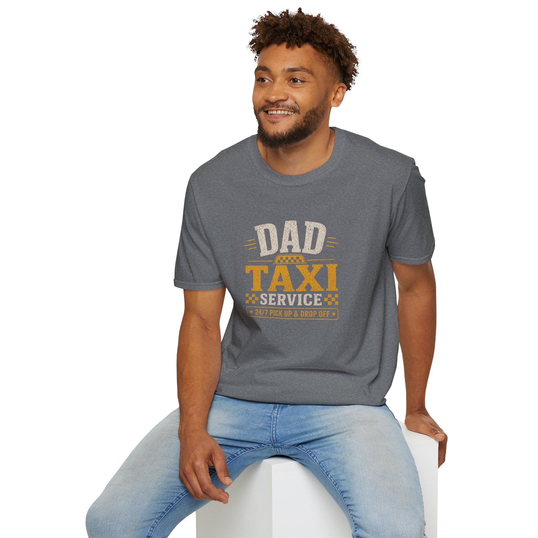 Dad Taxi Service T-Shirt — Funny Father's Day Pickup & Drop Off Tee