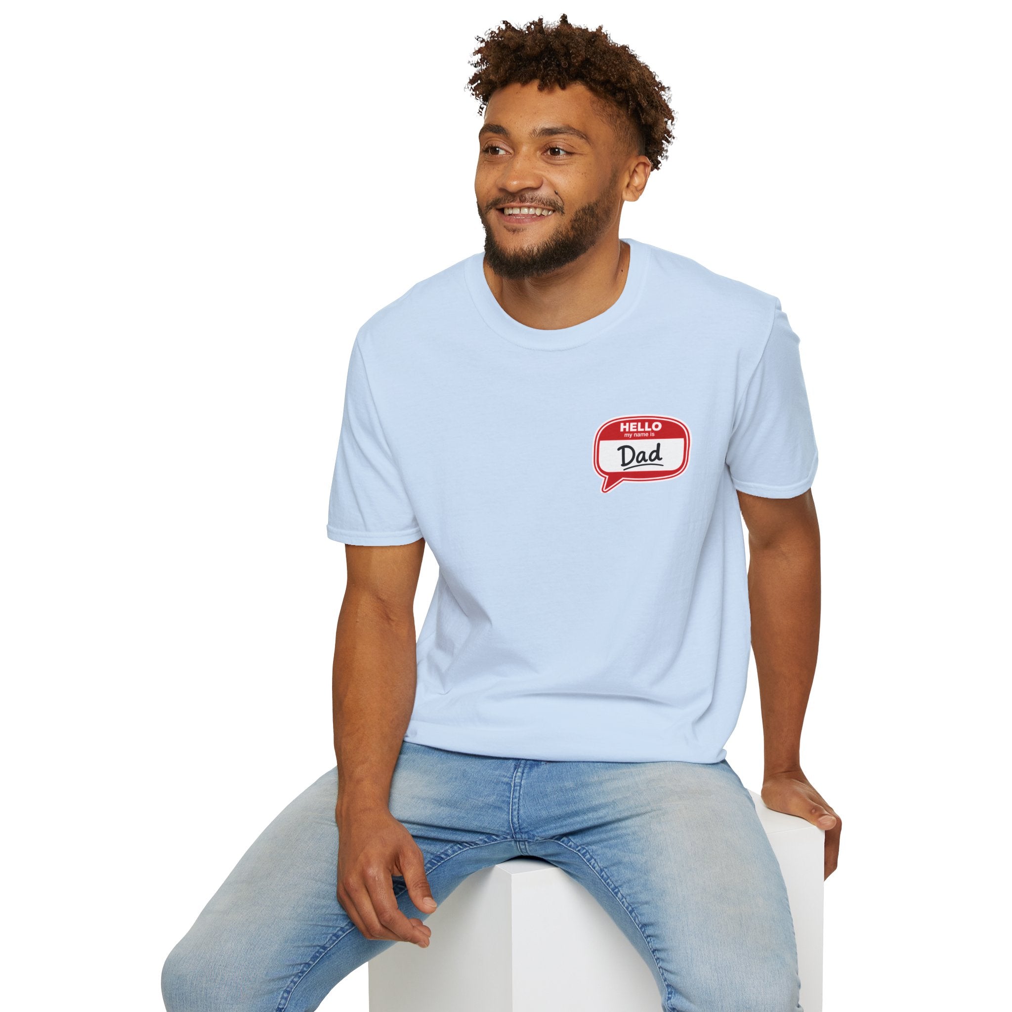 Hello Dad Speech Bubble T-Shirt — Father's Day Gift Tee