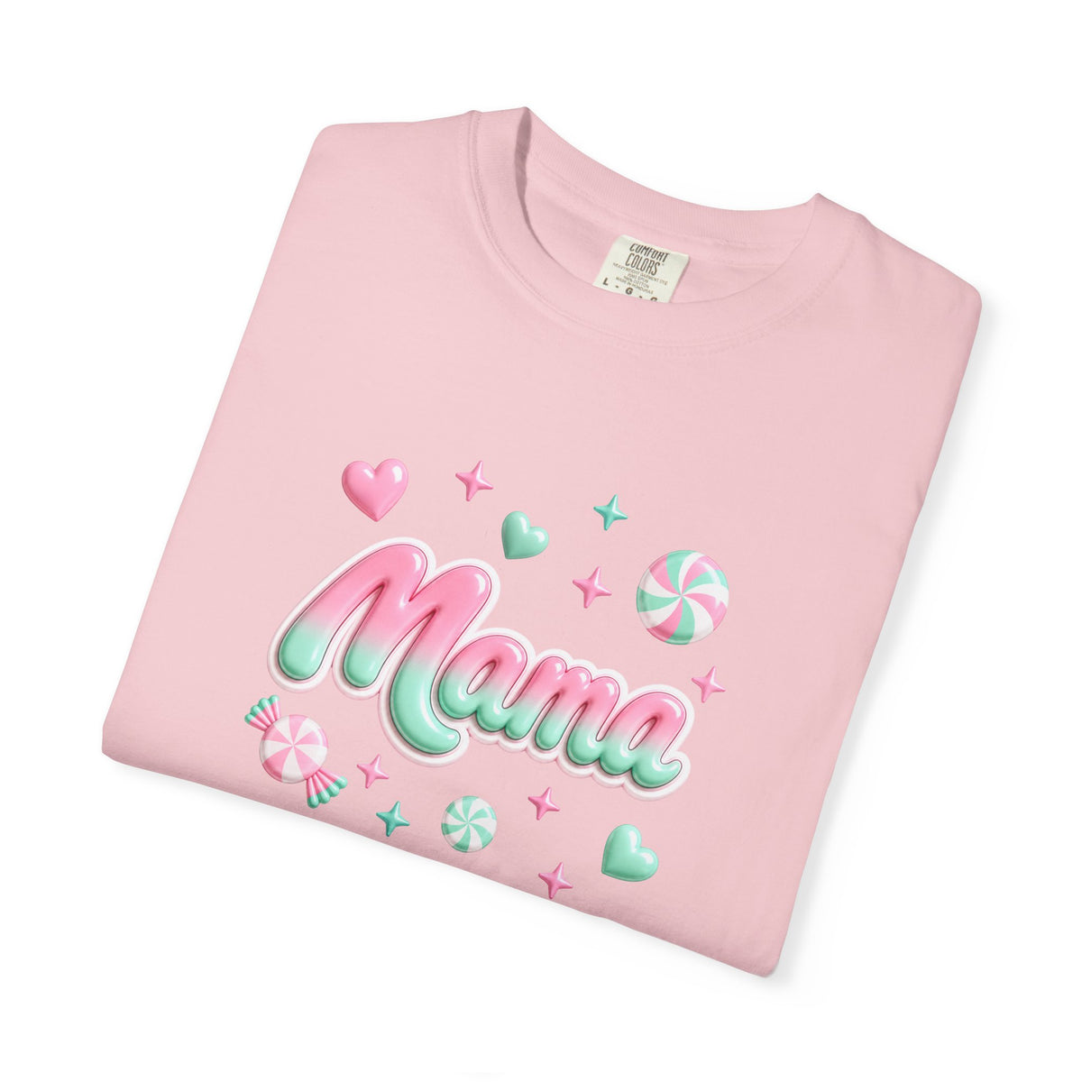 Mama Pastel Candy Script T-Shirt