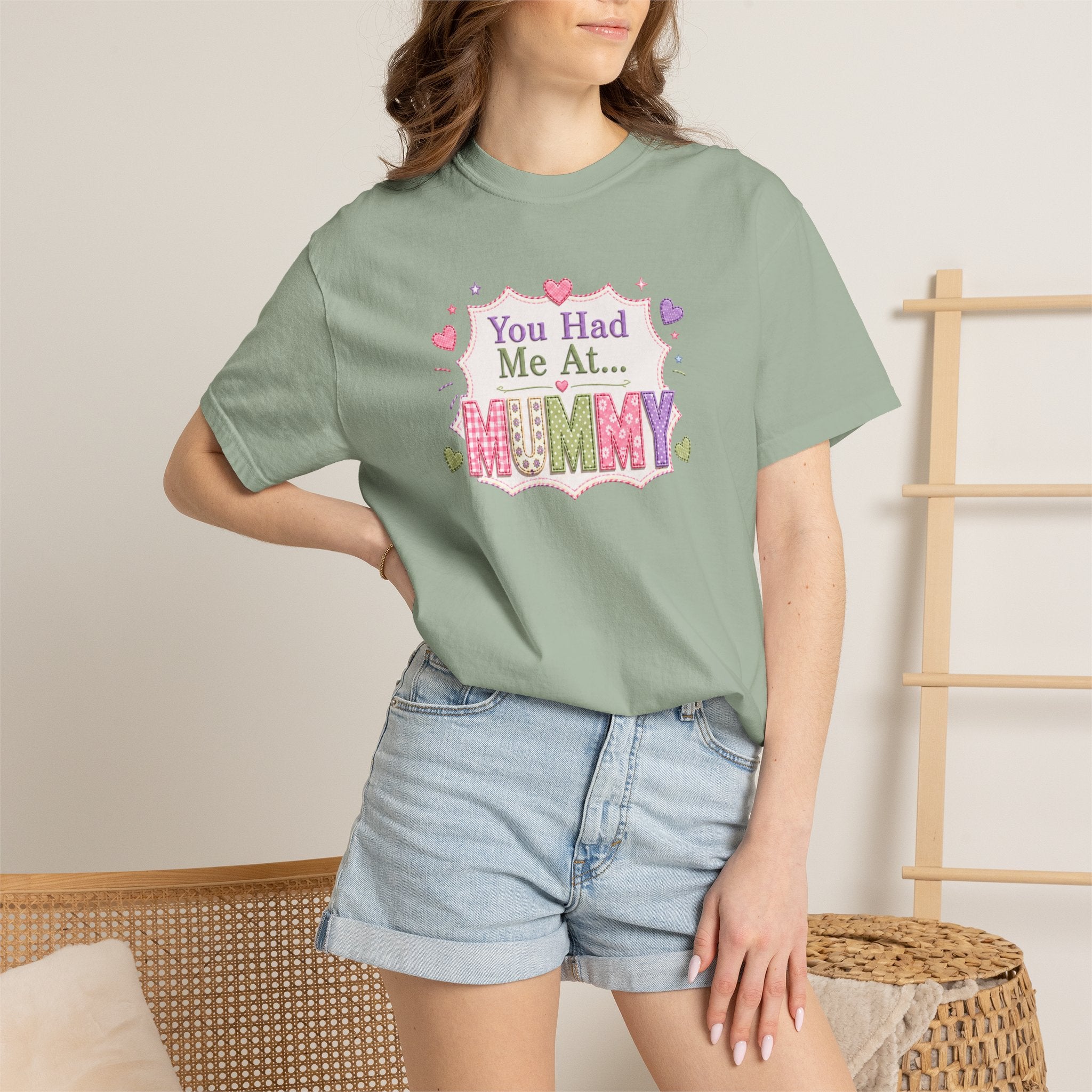 You Had Me At... Mummy T-Shirt — Cute Pink Kids/Parent Tee for New Mums, Mother's Day Gift