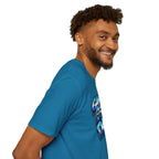 Gamer Dad T-Shirt — Blue Controller T-shirt