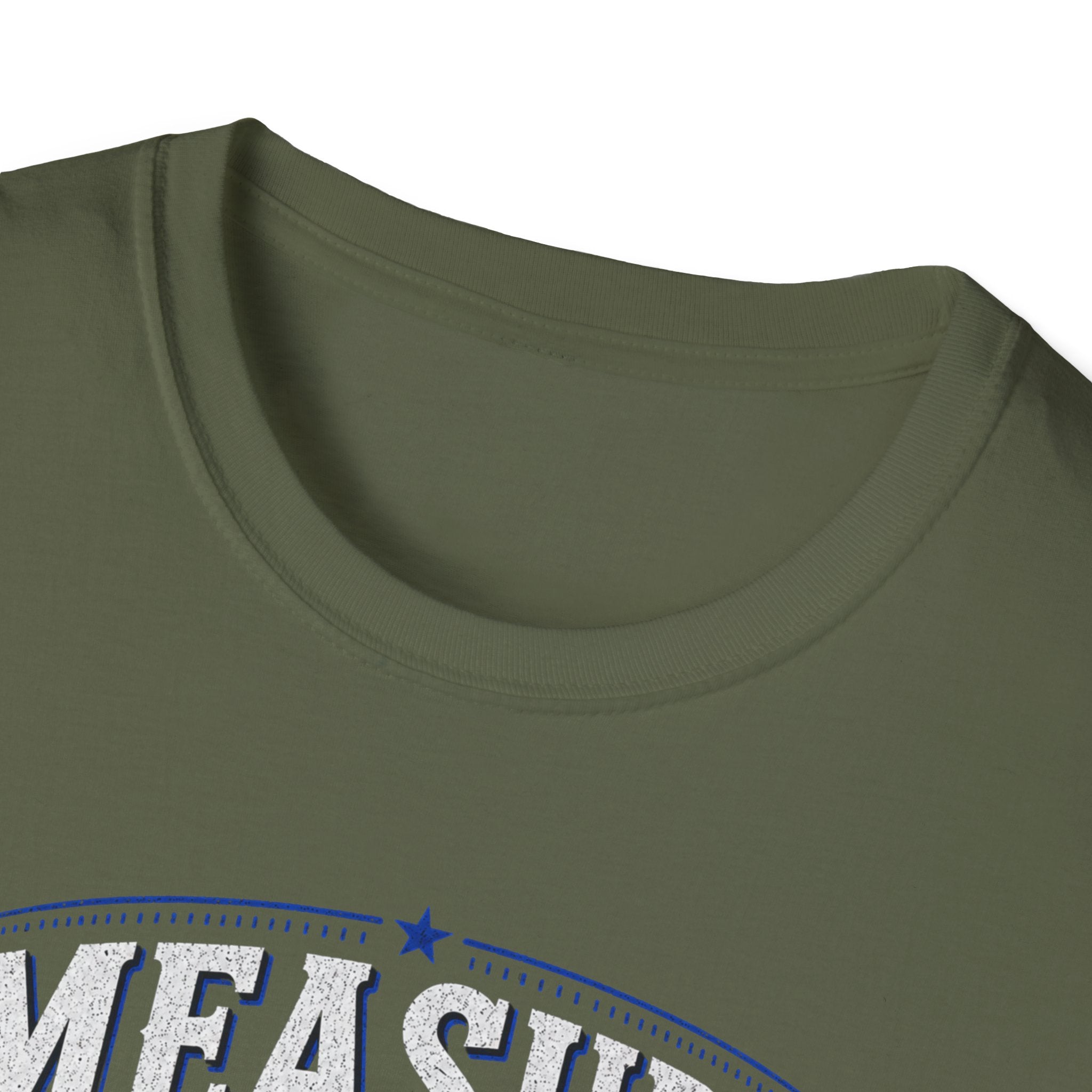 T-Shirt — "Measure Once, Cut Twice" Carpenter Tape Measure Design
