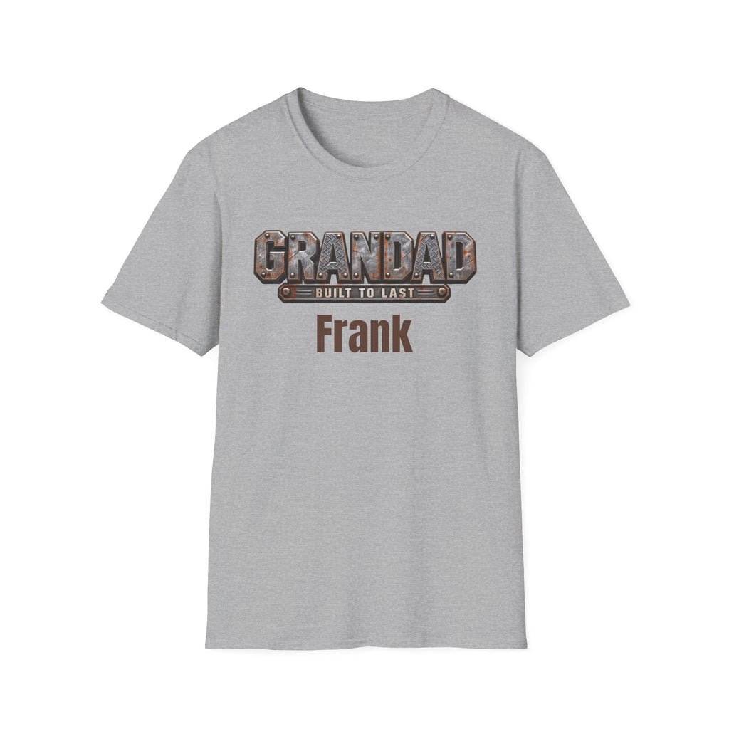 Grandad "Built to Last" T-Shirt — Personalise