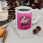 Pug 'I Puggin' Love You' Coffee Mug — Personalized Name Option