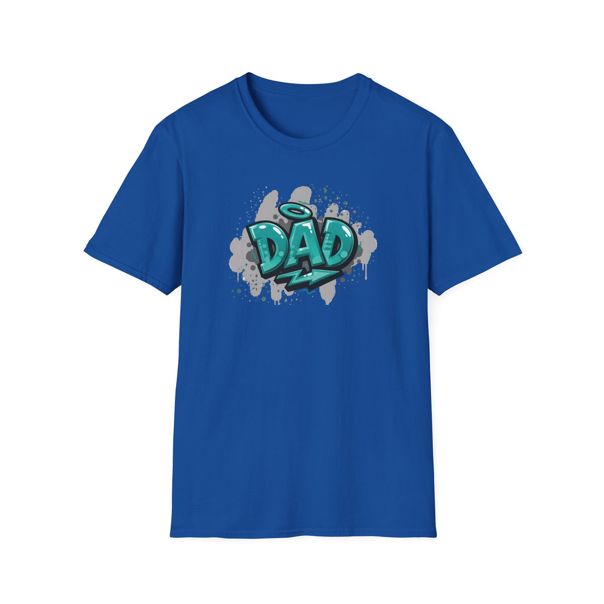Graffiti 'DAD' Teal T-Shirt