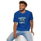Gamer Dad T-Shirt — Blue Controller T-shirt