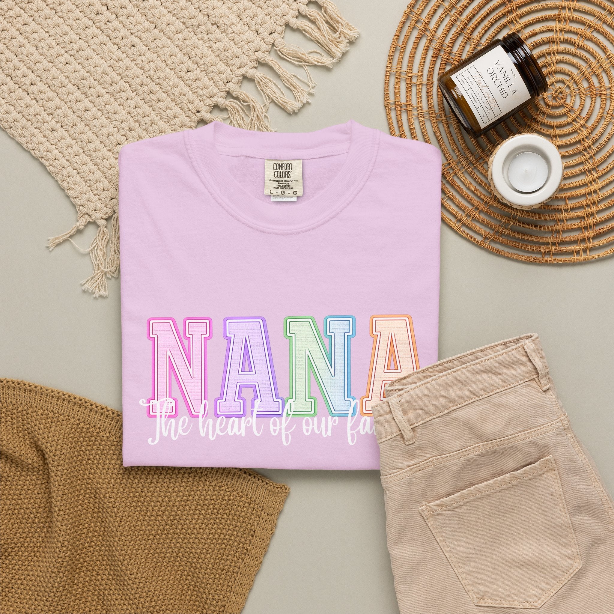 NANA The Heart of Our Family Tee