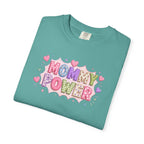 Mommy Power T-Shirt — Cute Heart Graphic Tee for Moms, Mother’s Day Gift