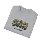 Dad Camo T‑Shirt – “DAD Est. 2026” Military Camo Father's Day Tee