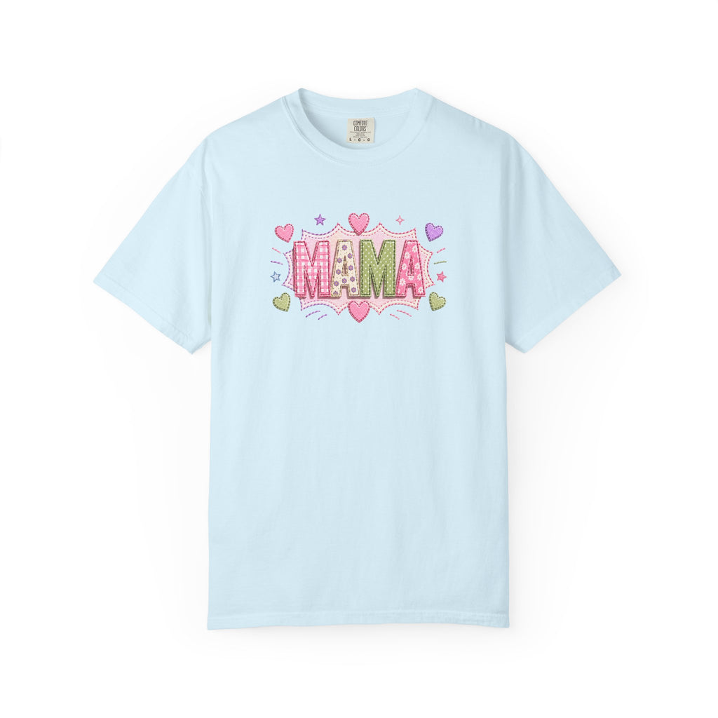 Mama Floral Heart T-Shirt — Cute Pink "MAMA" Mother's Day Tee