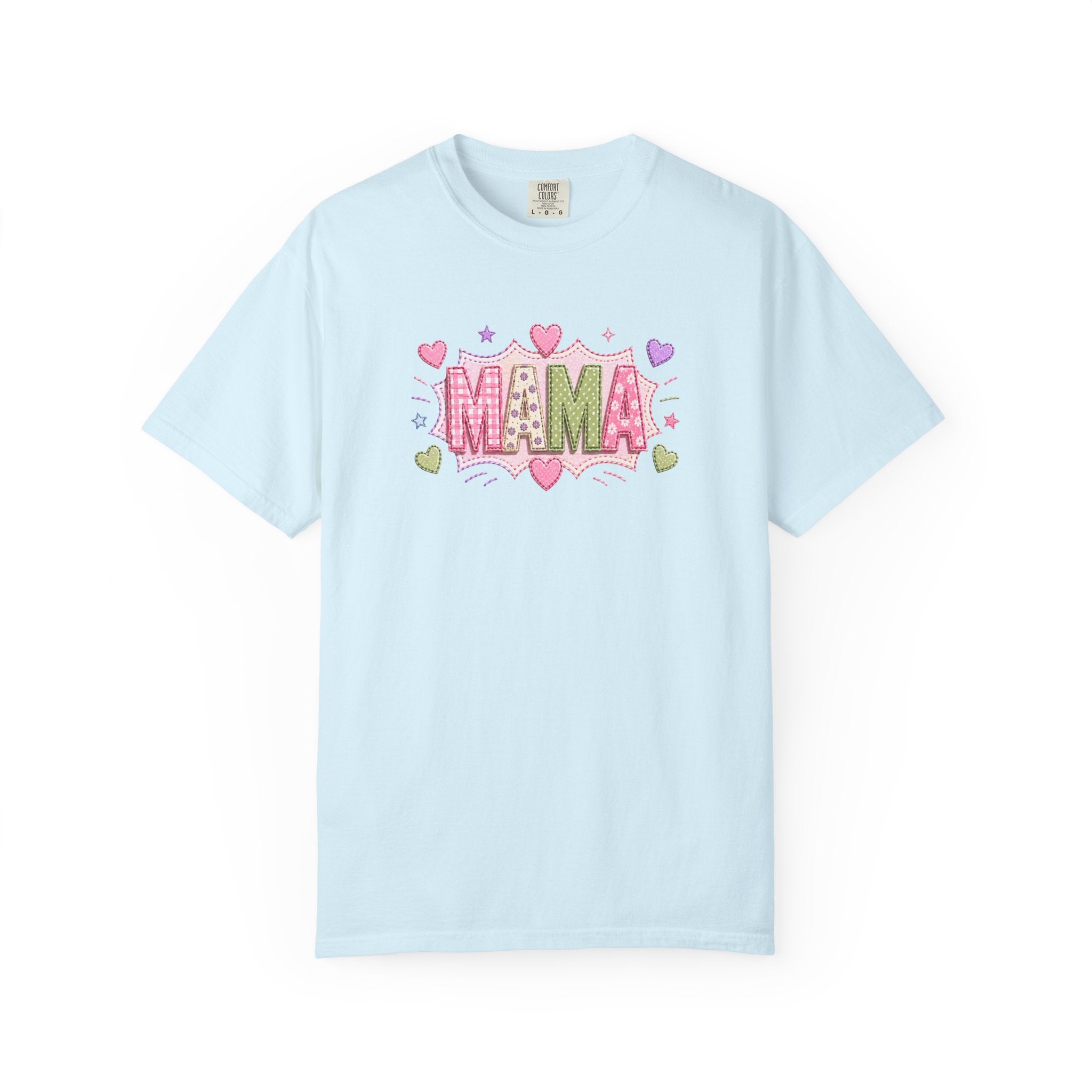 Mama Floral Heart T-Shirt — Cute Pink "MAMA" Mother's Day Tee