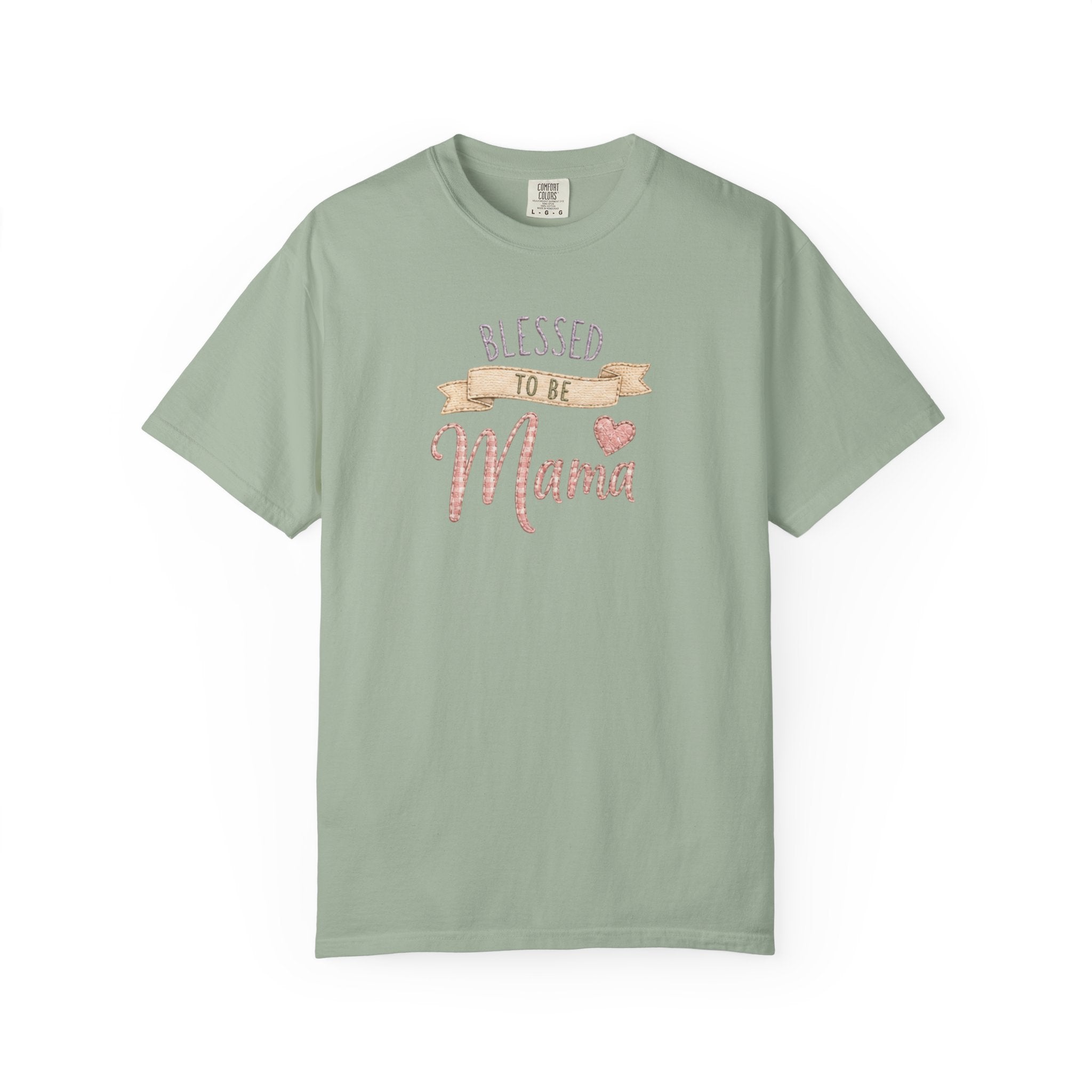 Blessed to Be Mama T-Shirt — Cute Mom Pregnancy Announcement Tee