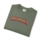 MUMMY Camo Script T-Shirt — Vintage Comic Style Mommy Tee