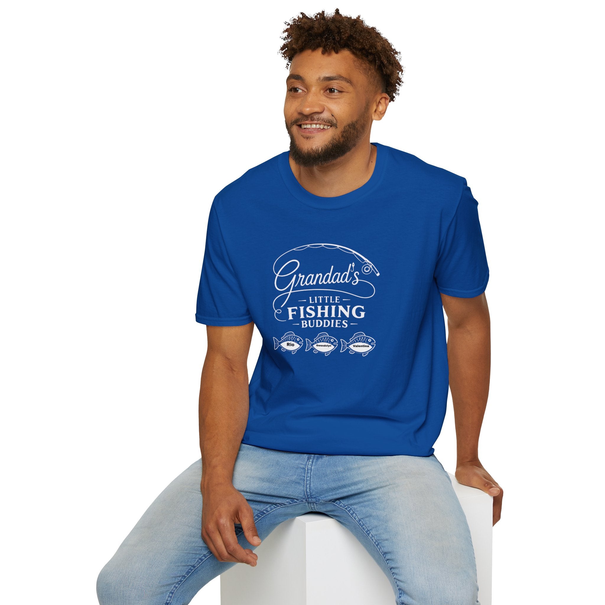 Granddad’s Little Fishing Buddies T-Shirt — Father/Grandparent Fishing Gift