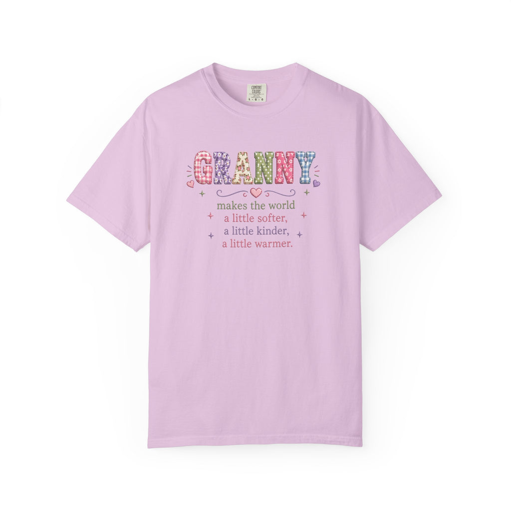 Granny Floral Graphic T-Shirt — "Granny makes the world a little softer, a little kinder, a little warmer"