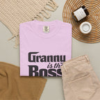 Granny Is the Boss T-Shirt – Funny Grandma Gift, Mother’s Day & Birthday Tee