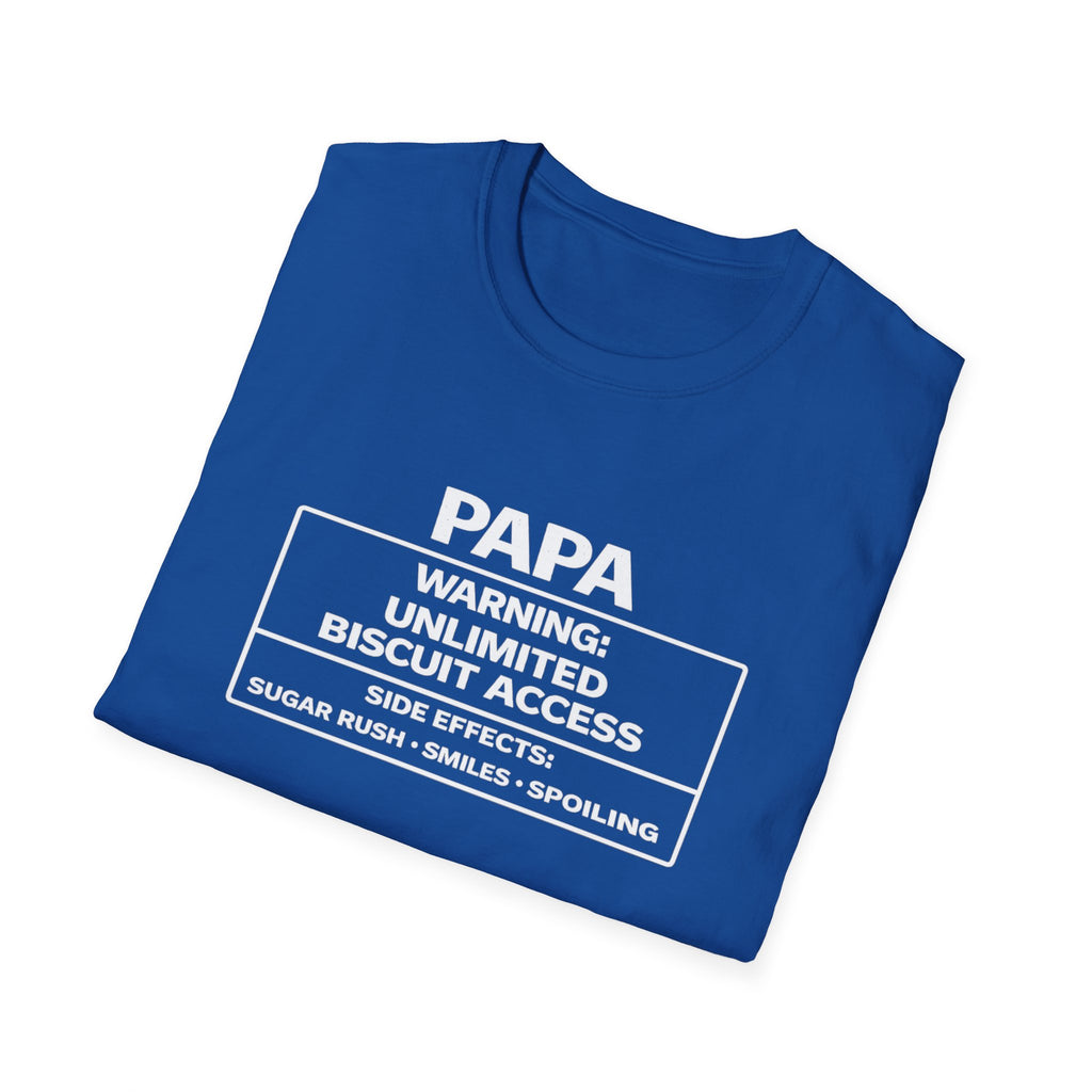 Papa Warning: Unlimited Biscuit Access T-Shirt