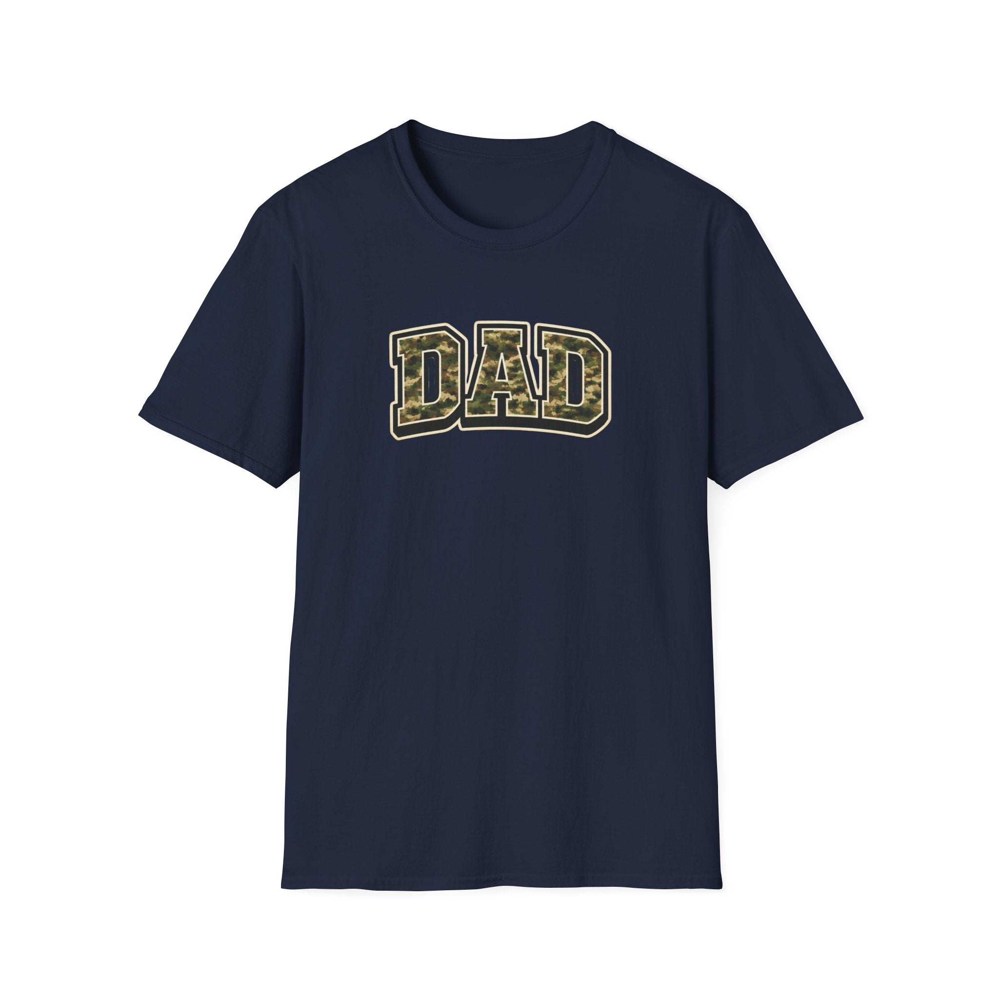Dad Camo T‑Shirt — Military Camouflage 'DAD' Father's Day Tee