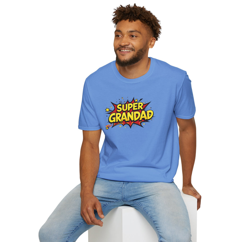Super Grandad Comic-Style T-Shirt — Father’s Day Gift for Grandpa