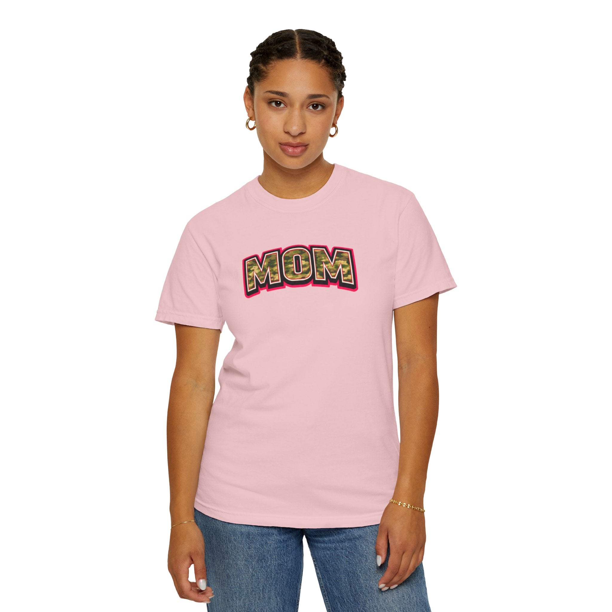 MOM Camo Patch Graphic T-Shirt