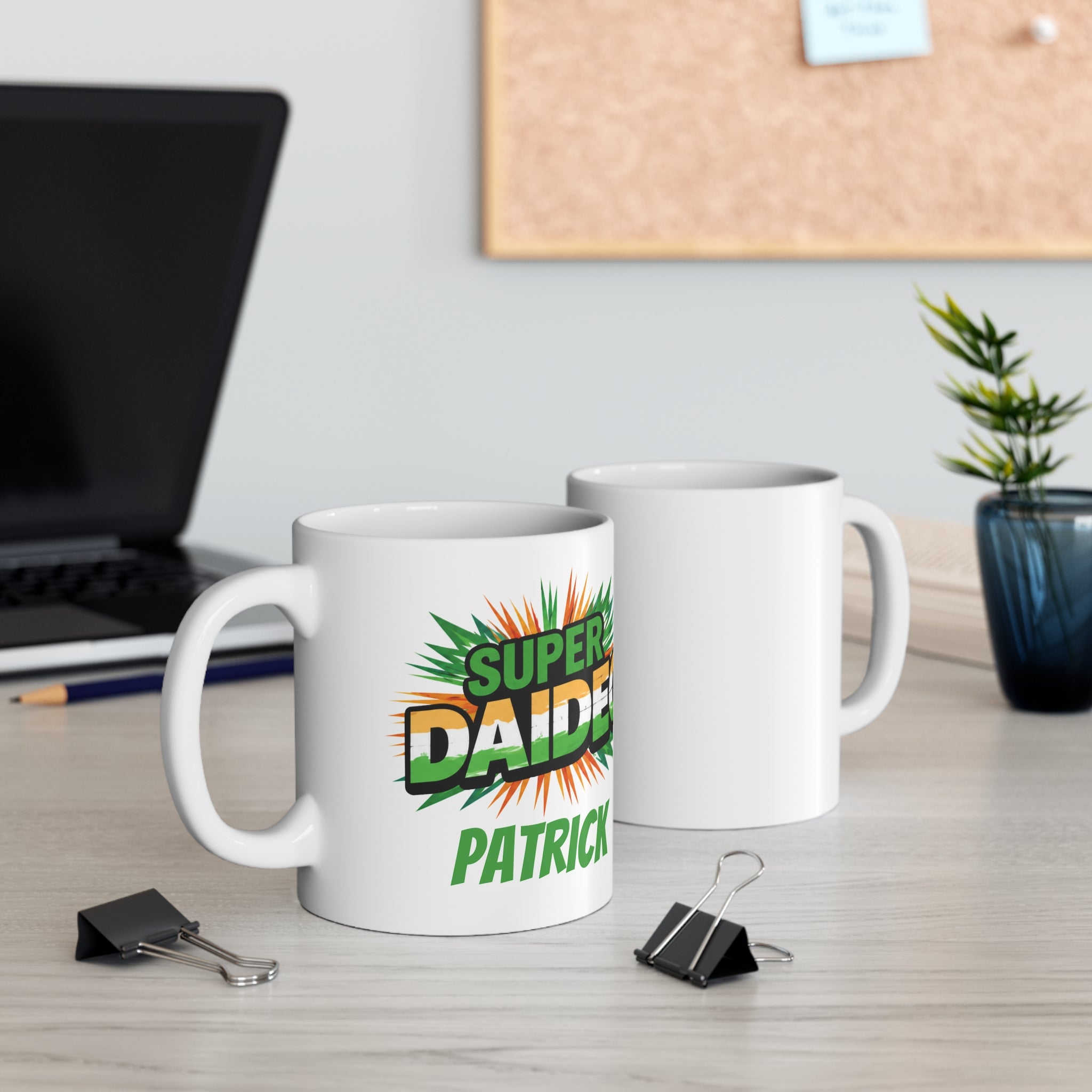 Super Daideo Irish Flag Mug - Add Name - Personalise